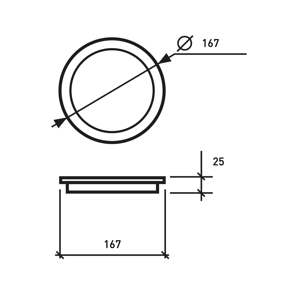Світильник Eurolamp Downlight NEW 18W 1600Lm 4000K (LED-DLR-18/4(new)) - зображення 2