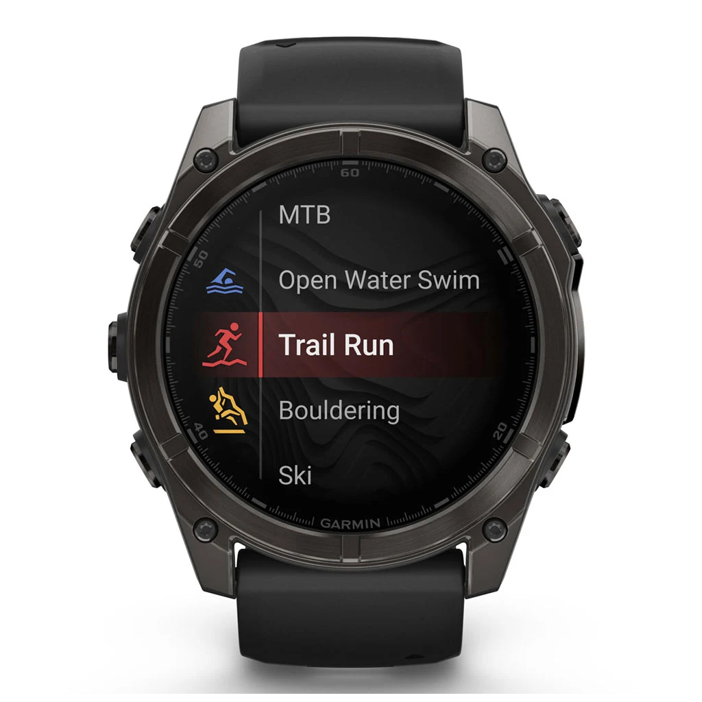 Смарт-годинник Garmin fenix 8 51mm,AMOLED,Saph,CrbnGryTi/Blk,Blk/PebbleGryBnd (010-02905-21) - зображення 7