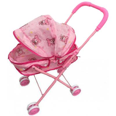 Коляска для ляльок Maya Toys Классическая розовая (24881) - зображення 1