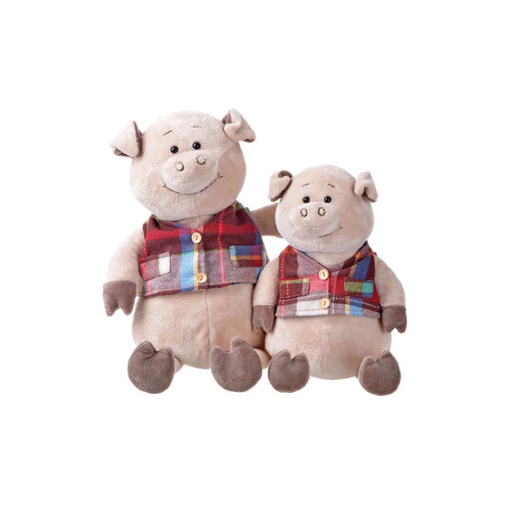 М'яка іграшка Same Toy Свинка у жилетці 45 см (THT722) - зображення 4