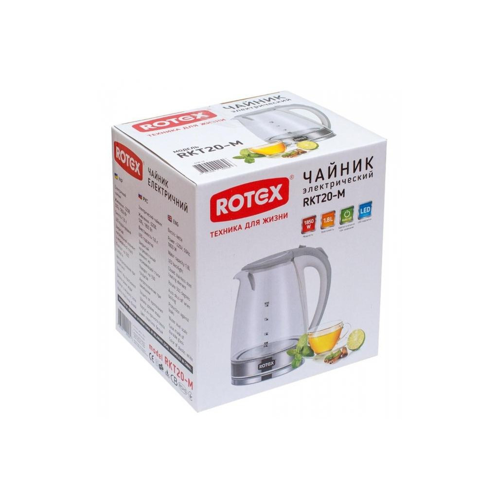 Електрочайник Rotex RKT20-M White - зображення 3