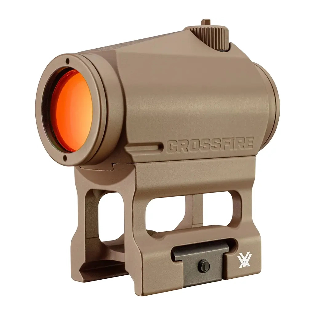 Коліматорний приціл Vortex Crossfire 2 MOA Weaver Tan (CF-RD2-T) - зображення 1