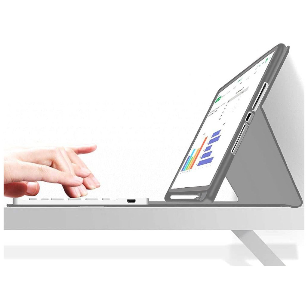 Чохол до планшета BeCover with keyboard Apple iPad Pro 11" M4 2024 Gray (712999) - зображення 6