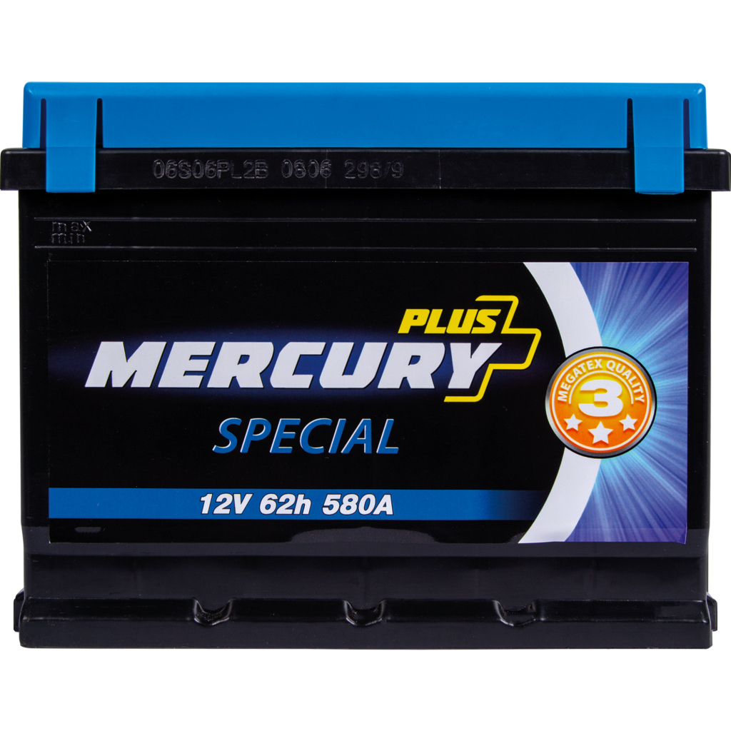 Акумулятор автомобільний MERCURY battery SPECIAL Plus 62Ah (P47289) - зображення 2