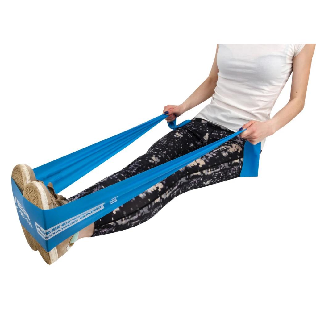 Еспандер Power System PS-4121 Flat Stretch Band Level 1 Blue (PS_4121_Blue) - зображення 3