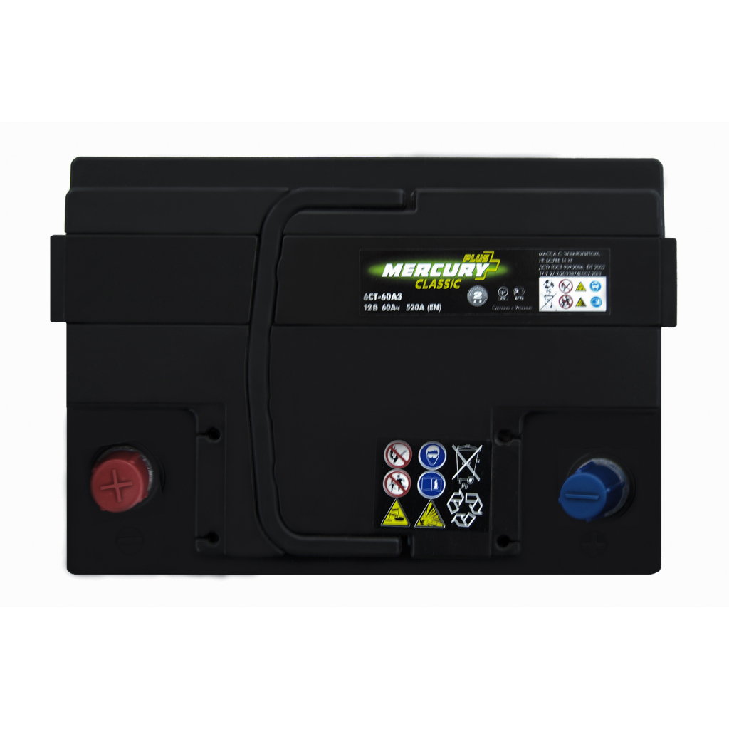 Акумулятор автомобільний MERCURY battery CLASSIC Plus 60Ah (P47278) - зображення 5
