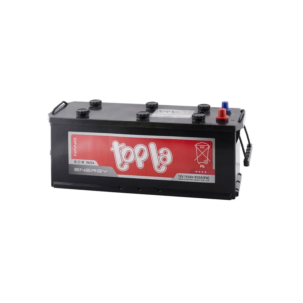 Акумулятор автомобільний Topla 135Ah/12V Energy Truck короткий (177 235S) - зображення 2