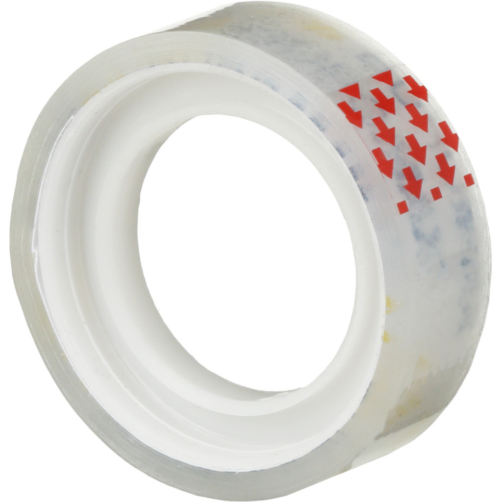 Скотч Buromax 12мм х 10м, прозора, 12 шт. в упаковці (BM.7110-01) - зображення 1