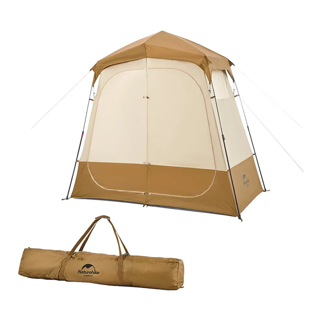 Намет Naturehike NH22ZP006 (душ/туалет) Коричневий (6927595703984) - зображення 3