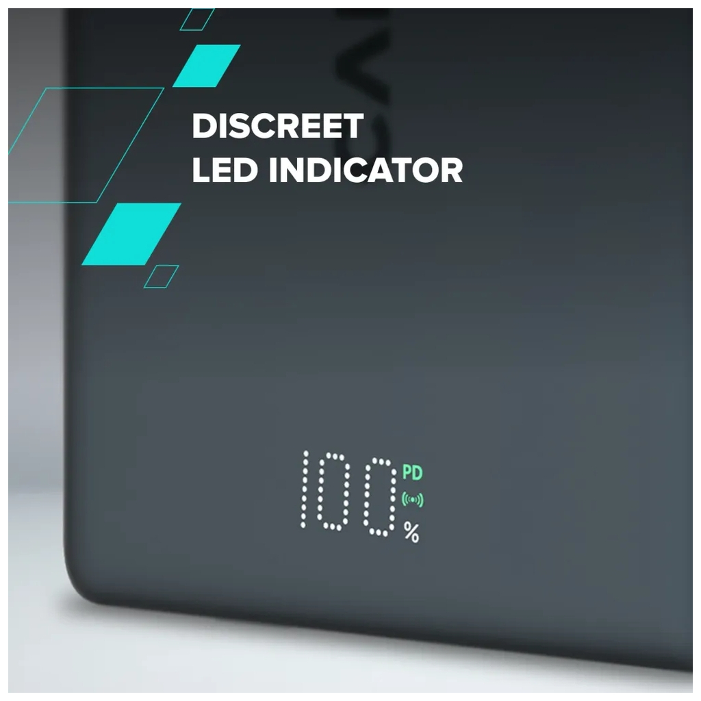 Батарея універсальна Canyon 5000mAh OnPower 500 PD20W Magnetic wireless MagSafe Black (CNS-CPB500B) - изображение 8