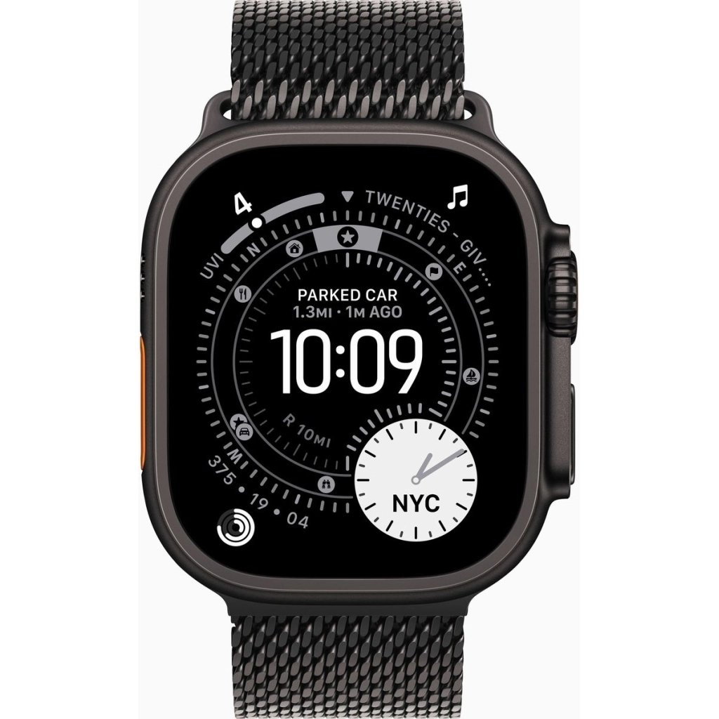 Смарт-годинник Apple Watch Ultra 3 GPS + Cellular 49mm Black Titanium Case with Black Titanium Milanese Loop - Small (MF1N4QP/A) - зображення 2