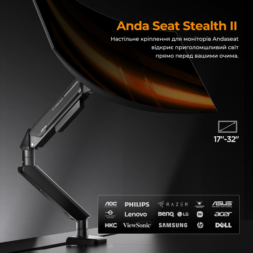 Кронштейн Anda Seat Stealth II 17 (AD-W-A6D-1S-BB) - зображення 12