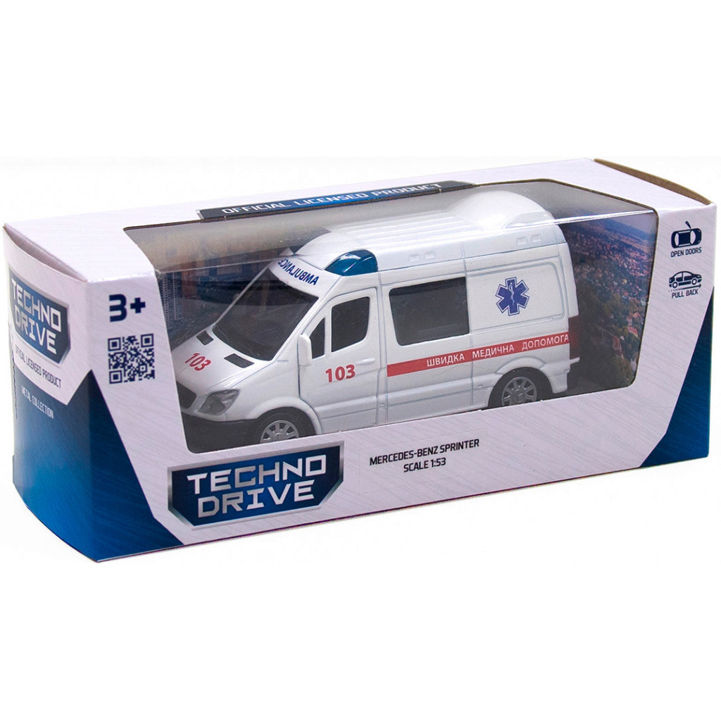 Машина TechnoDrive Mercedes-Benz Sprinter Швидка допомога (250295) - зображення 11