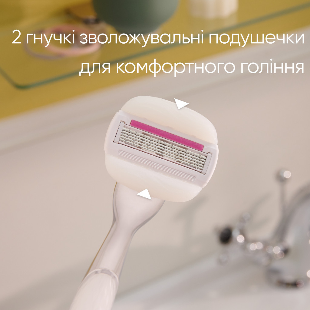 Бритва Gillette Venus Comfortglide Sugarberry Plus Olay з 1 змінним картриджем (8700216130516) - изображение 3