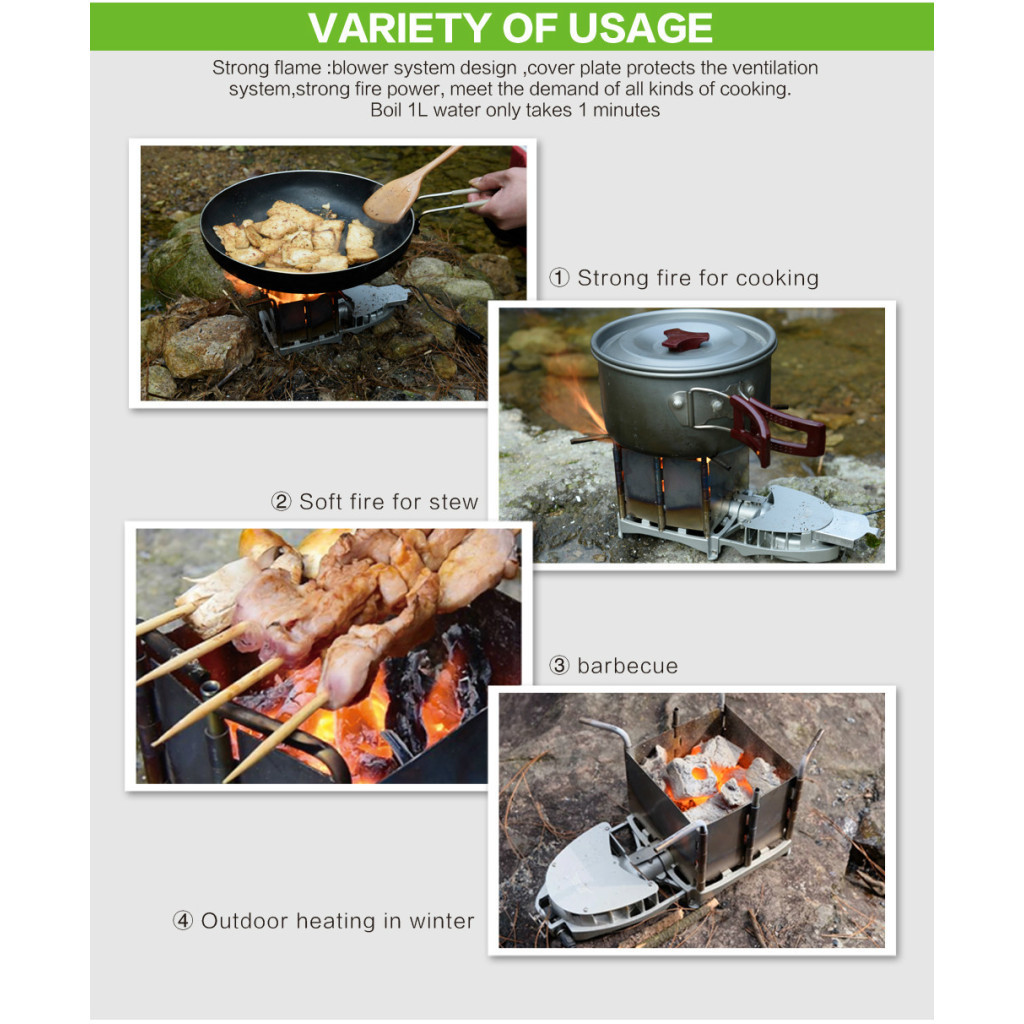 Пальник BRS Твердопаливний BRS-116 (BRS-116) - зображення 7