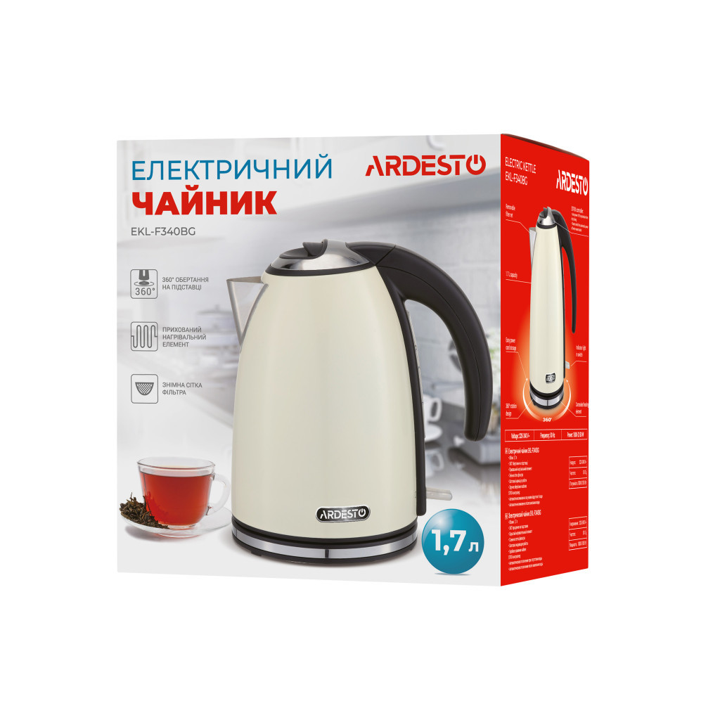 Електрочайник Ardesto EKL-F340BG - зображення 11