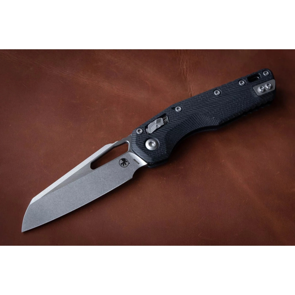Ніж Microtech MSI Stonewashed G10 Black (210-10FLGTBK) - зображення 5