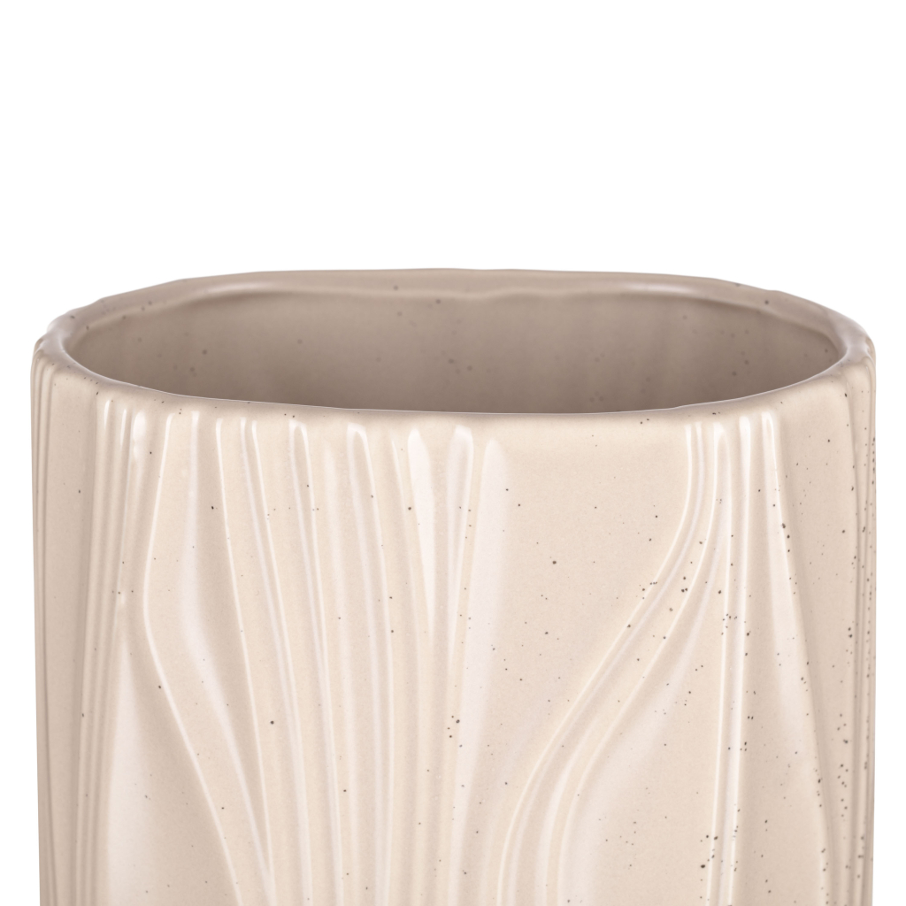 Ваза Ardesto Liguria, 12.2х24см, порцеляна, жовтий (AR3805B) - зображення 3