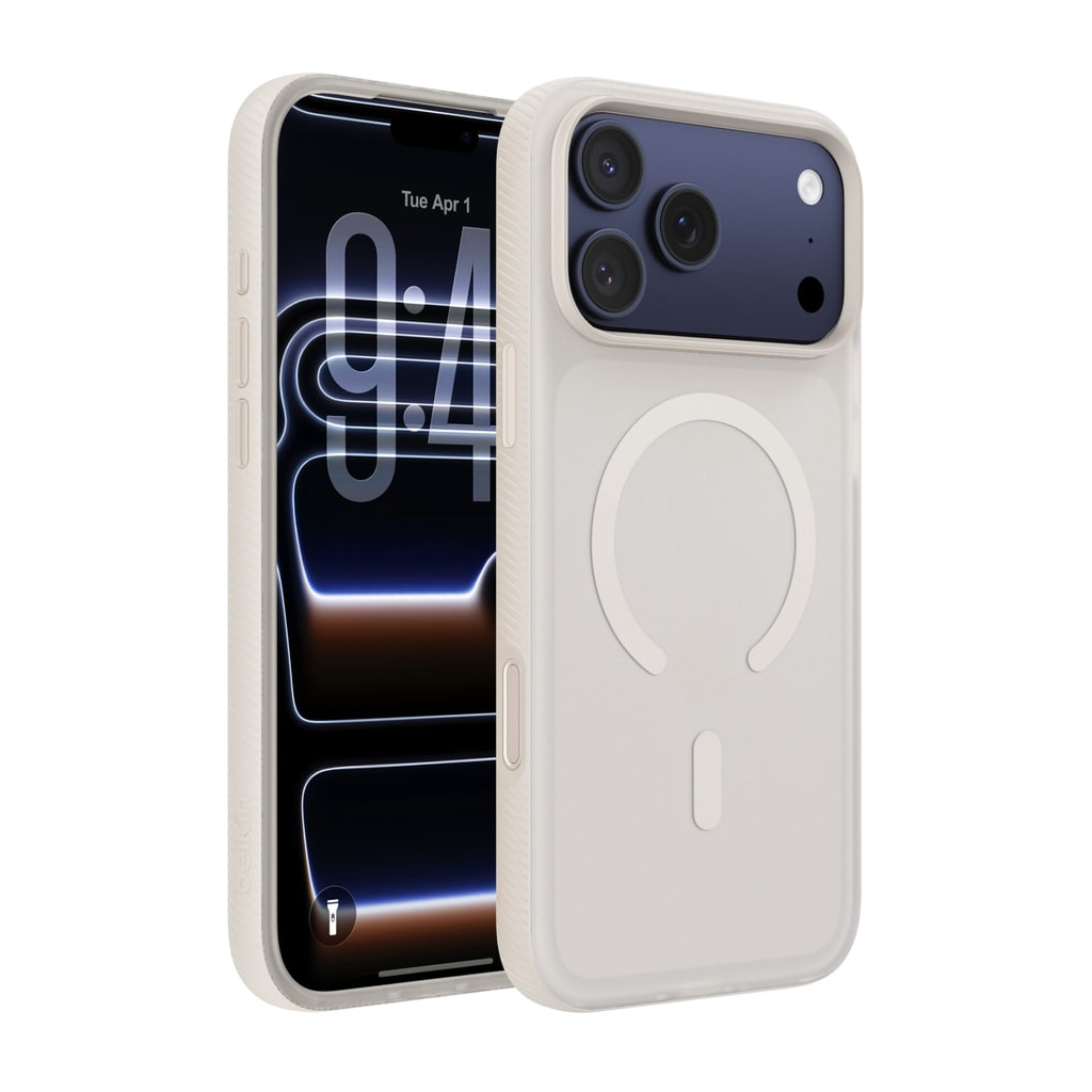 Чохол до мобільного телефона Belkin Magnetic Protective Grip iPhone 17 Pro Max Sand (MSA036HQSA) - зображення 4