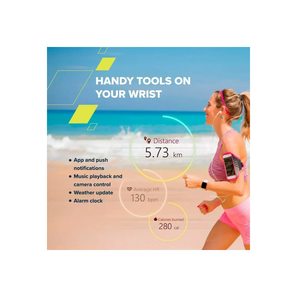 Смарт-годинник Canyon Easy SW-54 Beige (CNS-SW54WB) - зображення 10