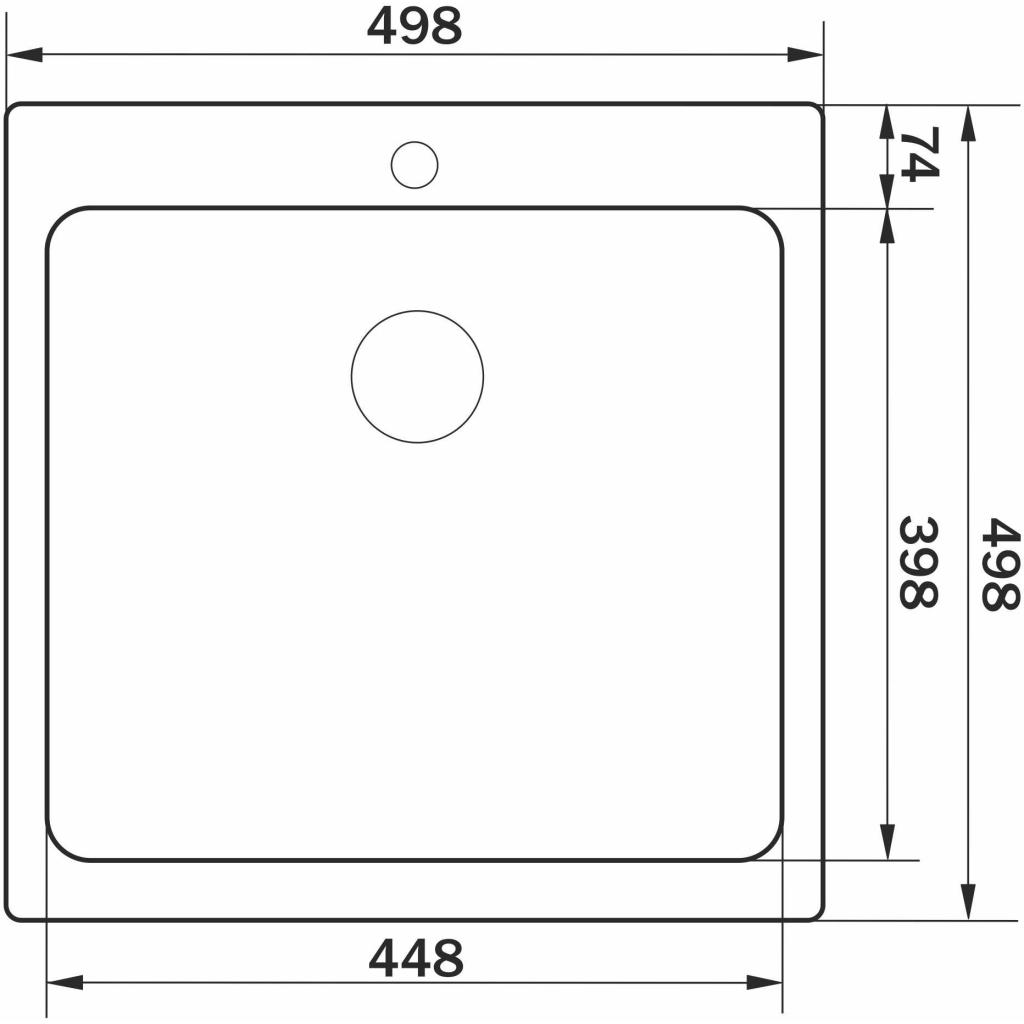 Мийка кухонна GRANADO Galera S201 black (GS02201B) - зображення 7