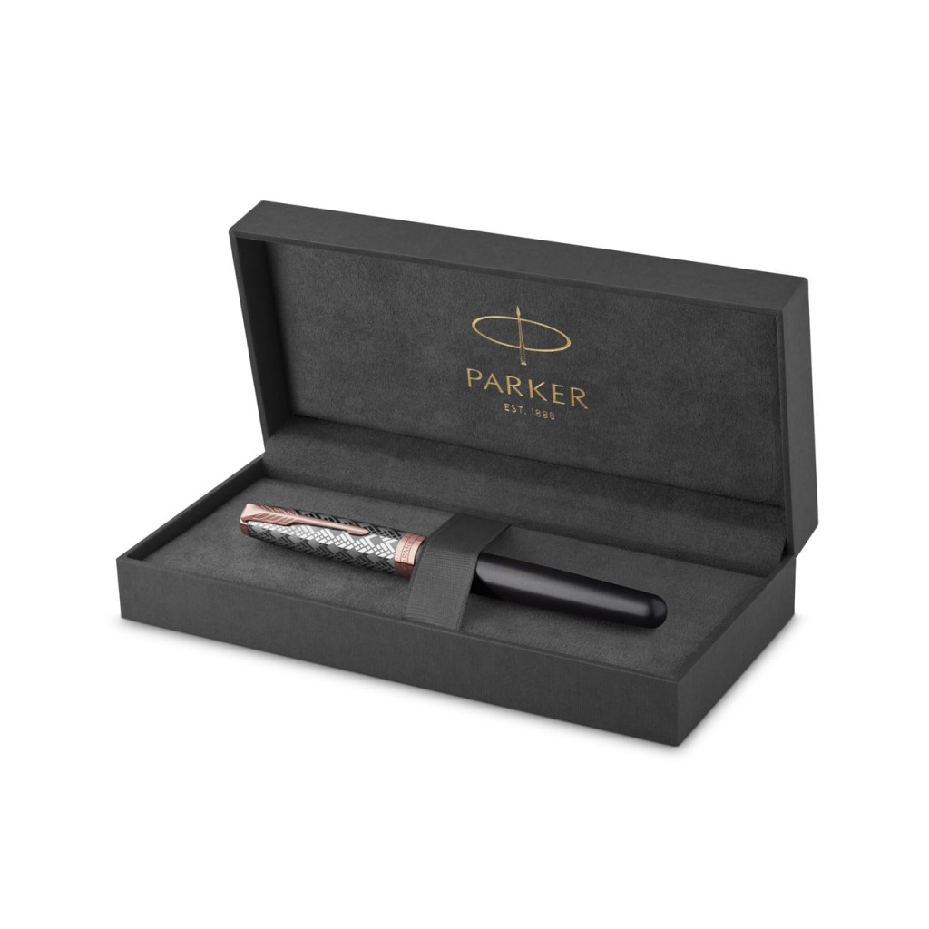 Ручка пір'яна Parker SONNET 17 Metal Grey Lacquer PGT FP18 F (68 211) - зображення 4