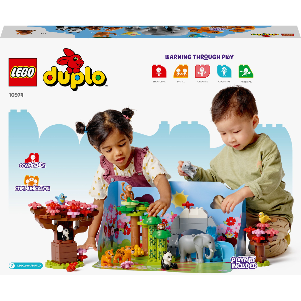 Конструктор LEGO DUPLO Town Дикі тварини Азії 117 деталей (10974) - зображення 10