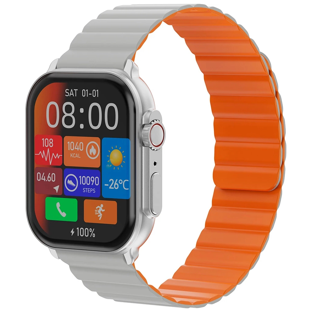 Смарт-годинник iMiki SF1 Silver Magnetic Strap - зображення 1