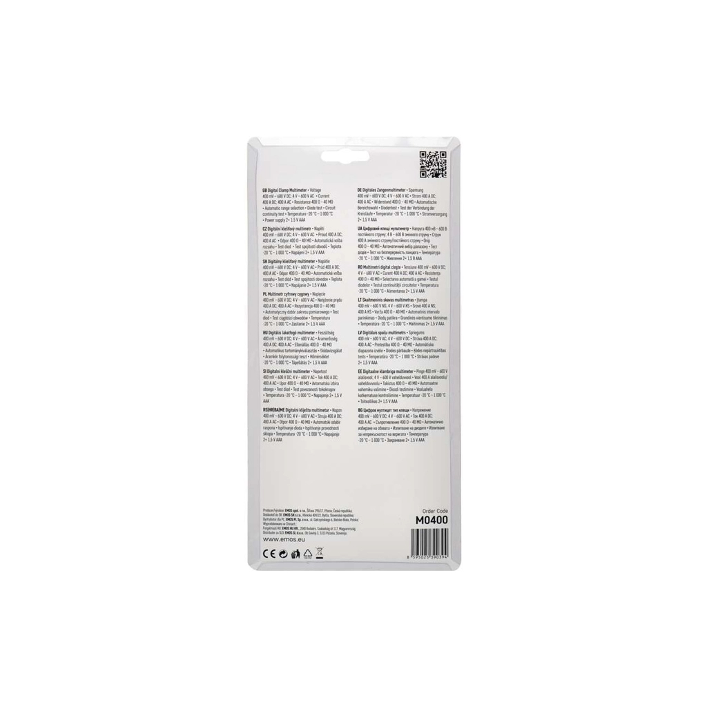 Цифровий мультиметр EMOS M0400 - зображення 5