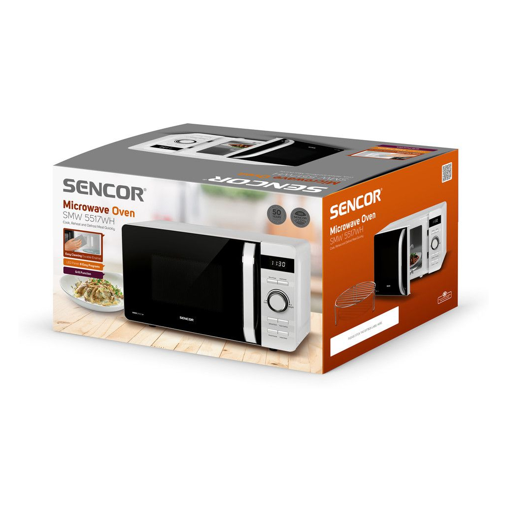 Мікрохвильова піч Sencor SMW5517WH - зображення 4