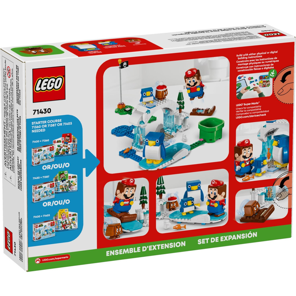 Конструктор LEGO Super Mario Снігова пригода родини penguin. Додатковий набір (71430) - зображення 5