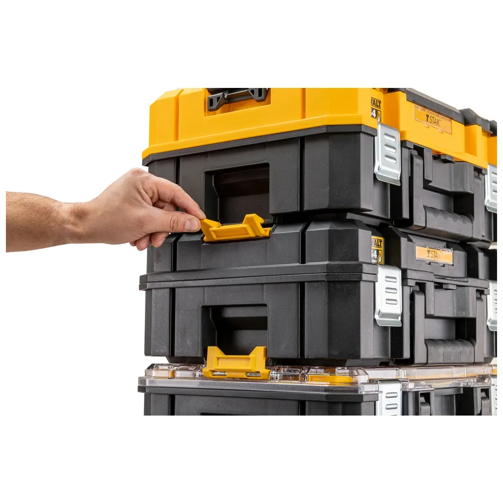 Ящик для інструментів DeWALT TSTAK 2.0 440х330х180 мм, з органайзером (DWST83344-1) - зображення 7