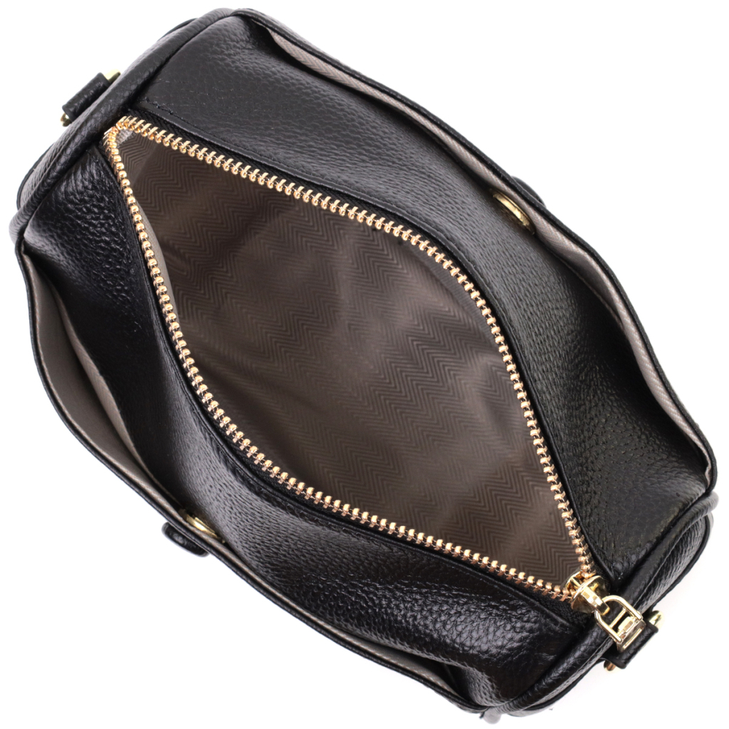 Сумка Vintage З натуральної шкіри Чорна (22590) - зображення 9