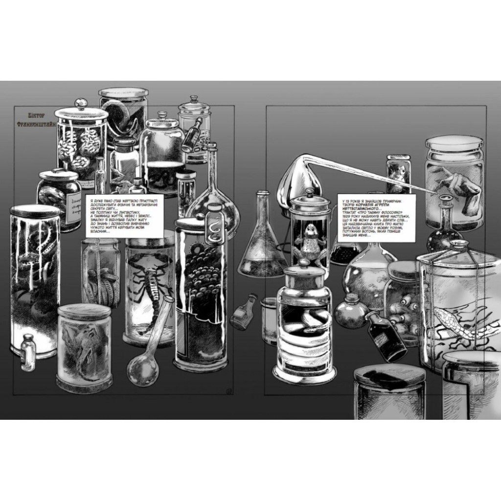 Комікс Франкенштайн - Жорж Бесс, Мері Шеллі Readberry (9786170995094) - зображення 7