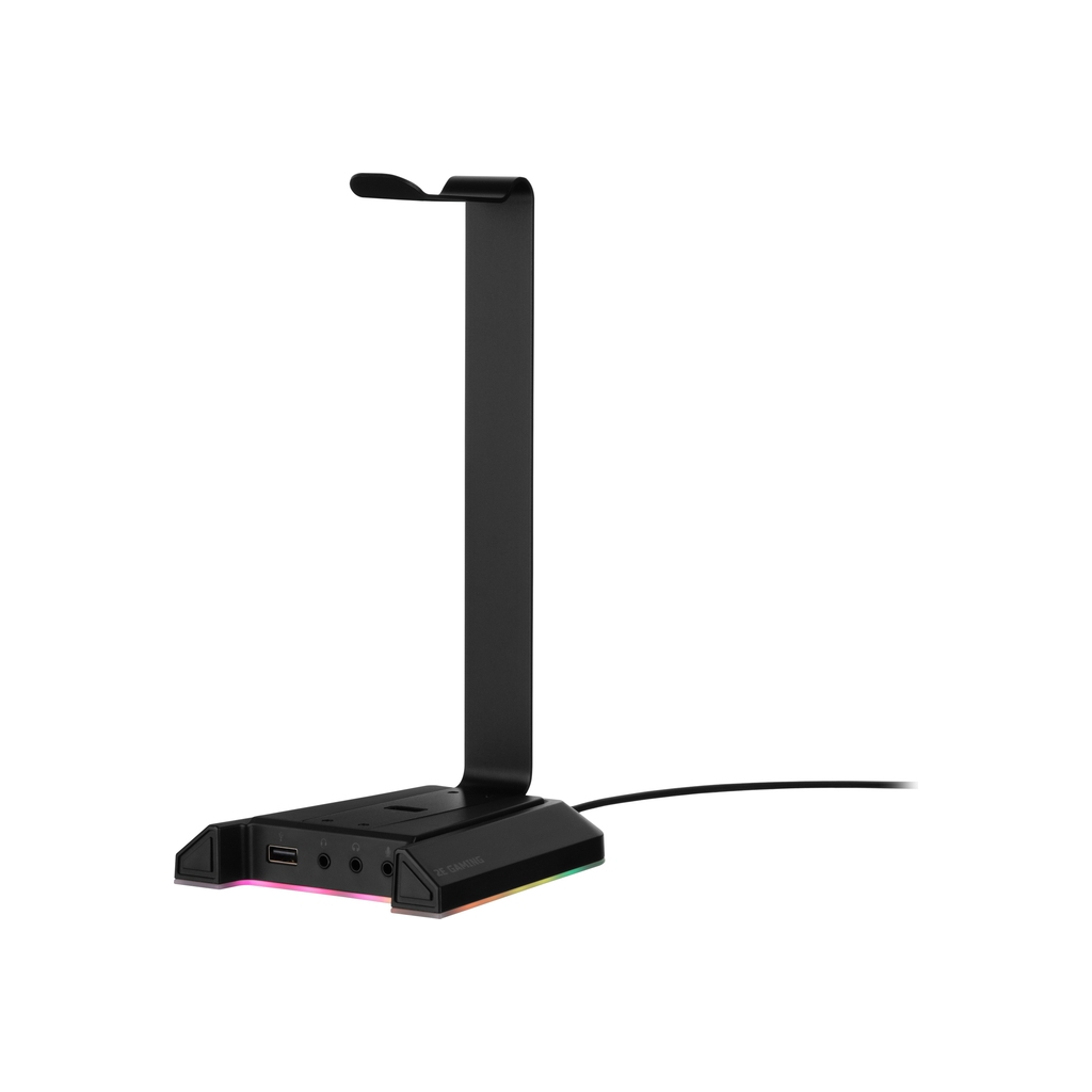 Підставка для гарнітури 2E Gaming GST320 RGB 7.1 USB Black (2E-GST320UB) - зображення 1