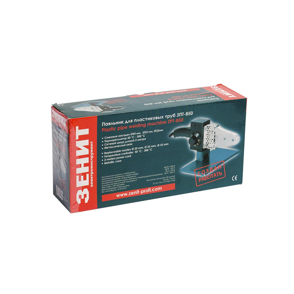 Паяльник для пластикових труб Зеніт для труб ЗПТ-850 (843867) - изображение 8