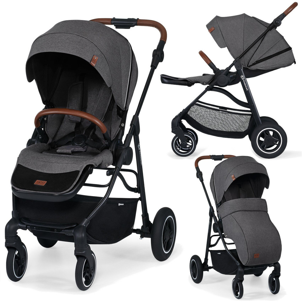 Коляска Kinderkraft All Road Ash Gray (KKWALROAGR0000) (5902533914524) - зображення 10