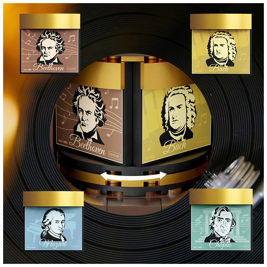 Конструктор Pantasy Original - Retro Ретро-грамофон (85009) - зображення 3