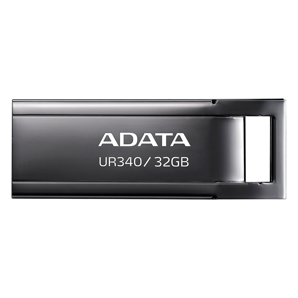 USB флеш накопичувач ADATA 32GB UR340 Black USB 3.2 (AROY-UR340-32GBK) - зображення 1
