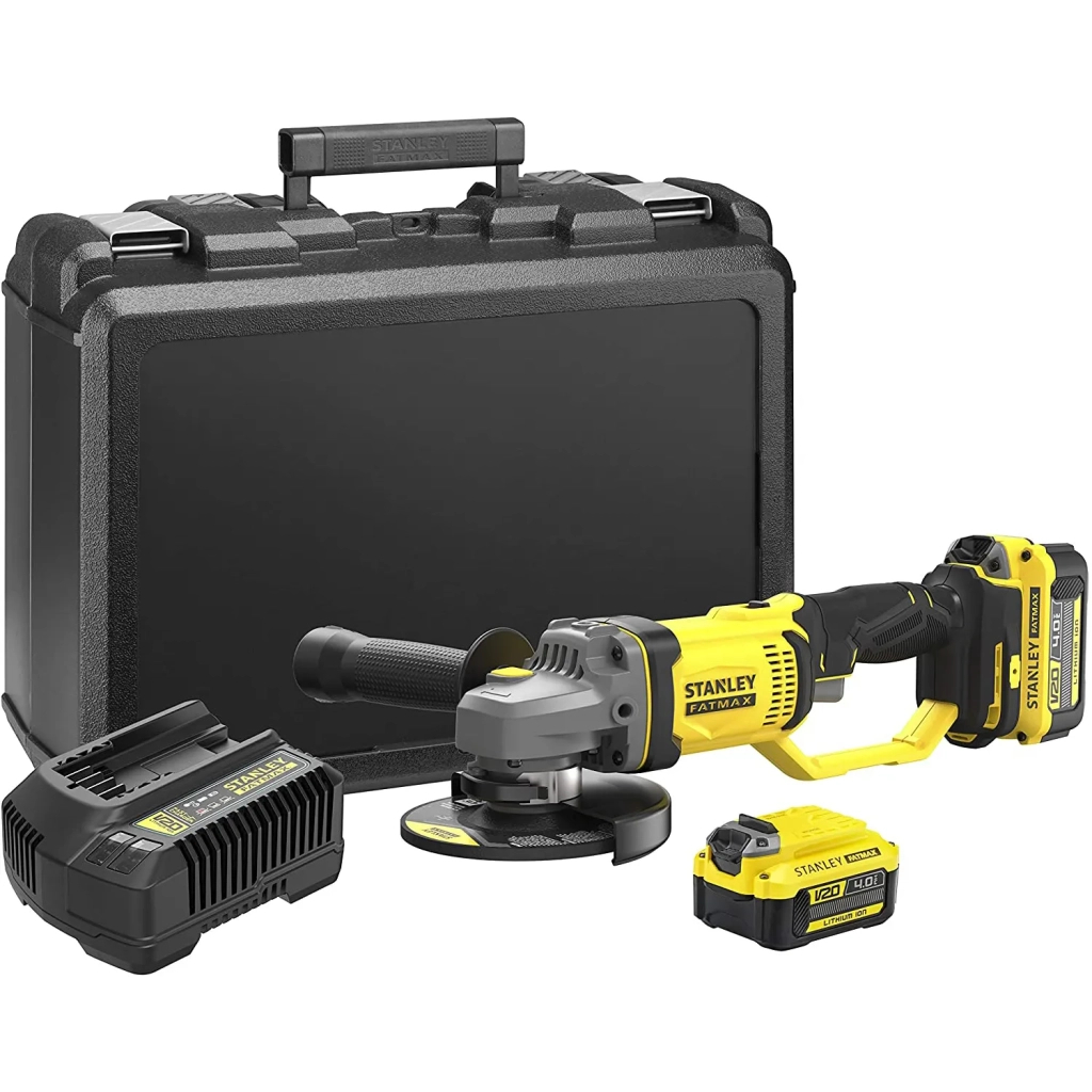 Шліфувальна машина Stanley FatMax, Li-Ion 18V, 2x4Ah, 9000 об/хв, d=125 мм, 2.66 кг, кейс (SFMCG400M2K) - изображение 3