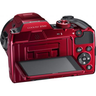 Цифровий фотоапарат Nikon Coolpix B500 Red (VNA953E1) - зображення 7