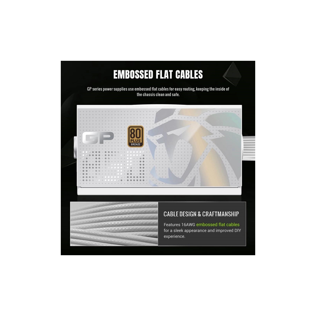 Блок живлення Gamemax 850W (GP 850B WH) - зображення 10