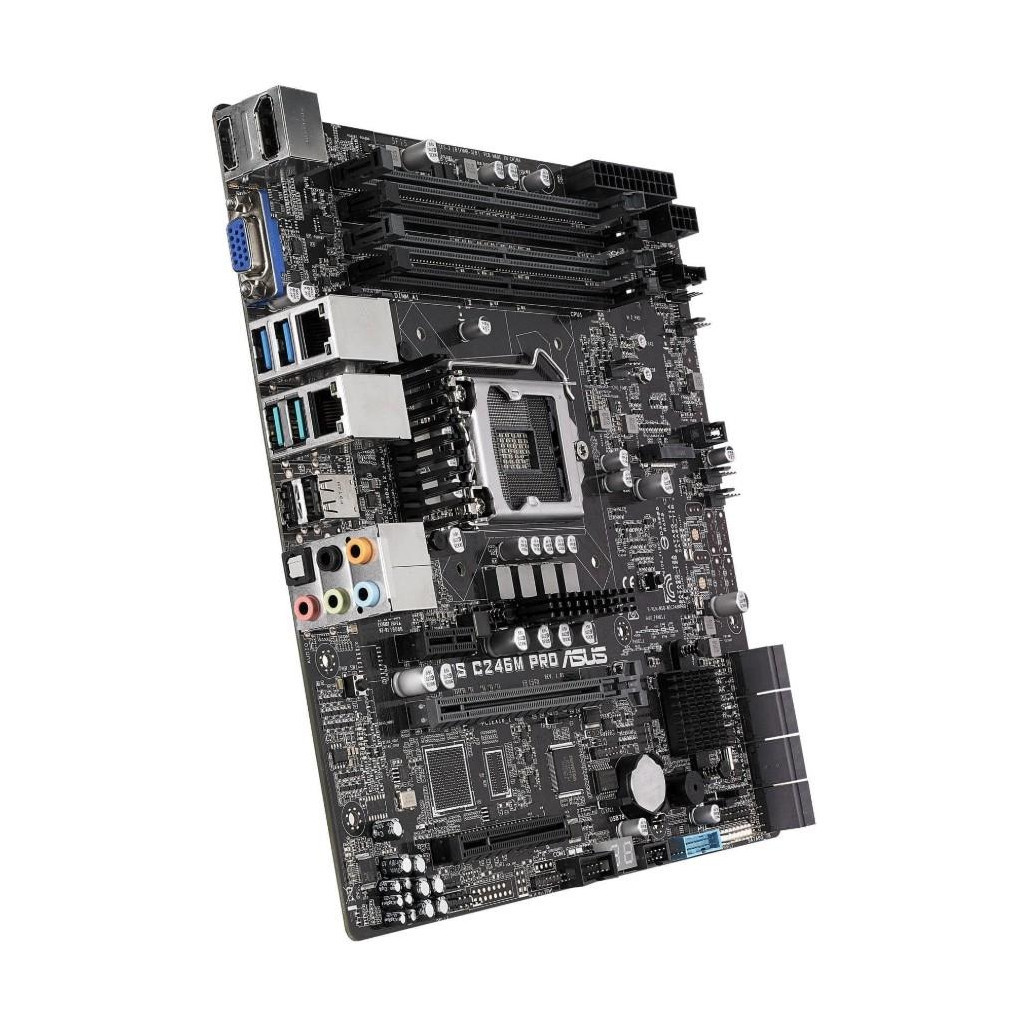 Серверна материнська плата ASUS WS C246M PRO - зображення 4