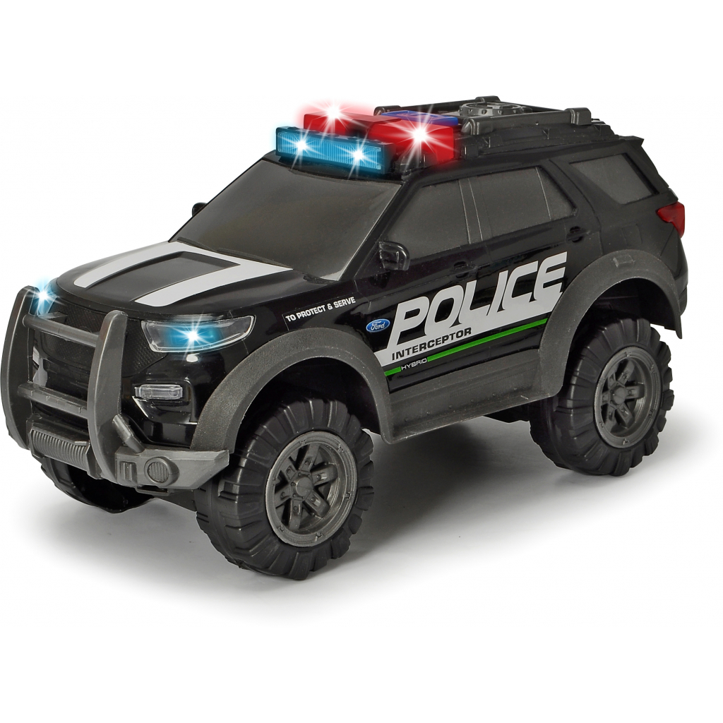 Спецтехніка Dickie Toys Поліцейська машина "Форд" з відкривним багажником (3306017) - зображення 1