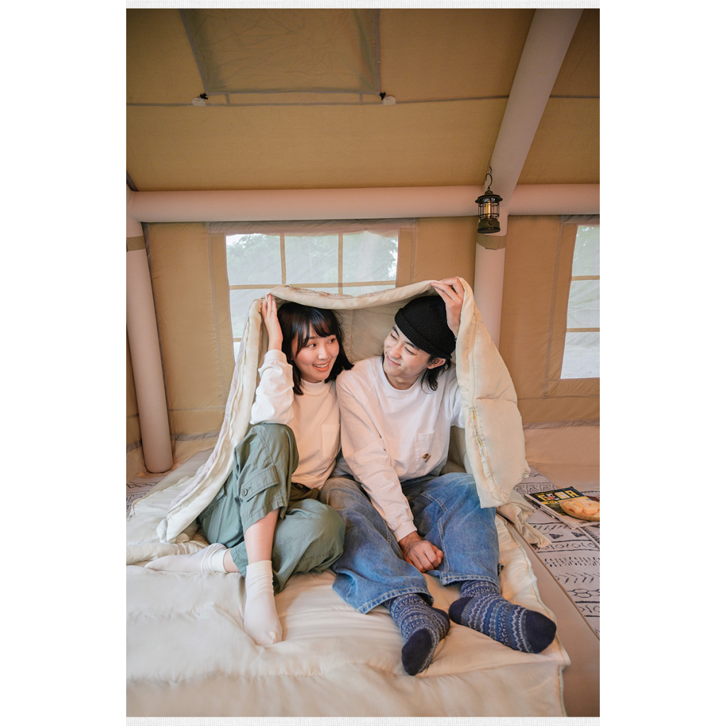 Спальний мішок Naturehike двомісний CNH22SD003 Beige (6927595754610) - зображення 3