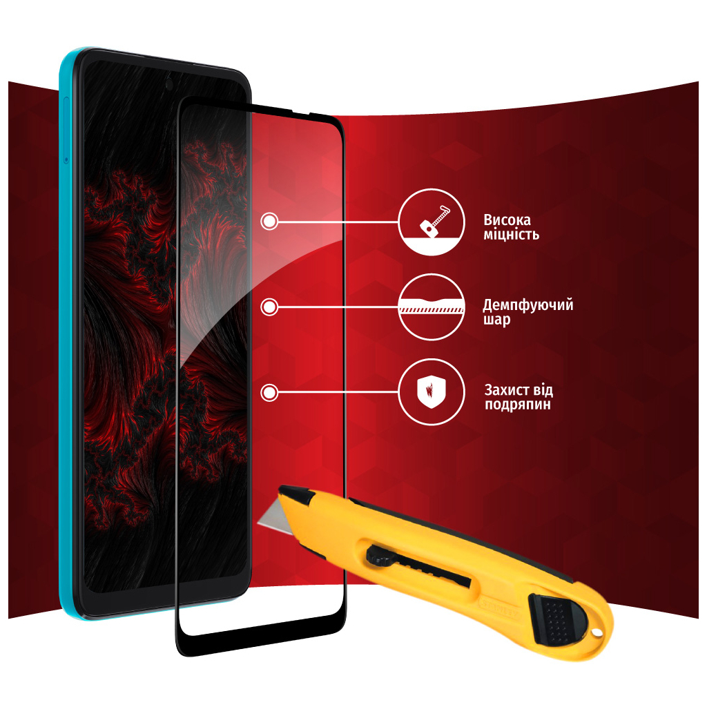 Скло захисне Intaleo Full Glue MOTO G22 (1283126542183) - зображення 4