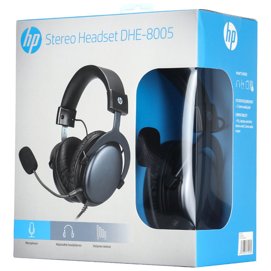Навушники HP DHE-8005 Gaming Red LED Black - зображення 6