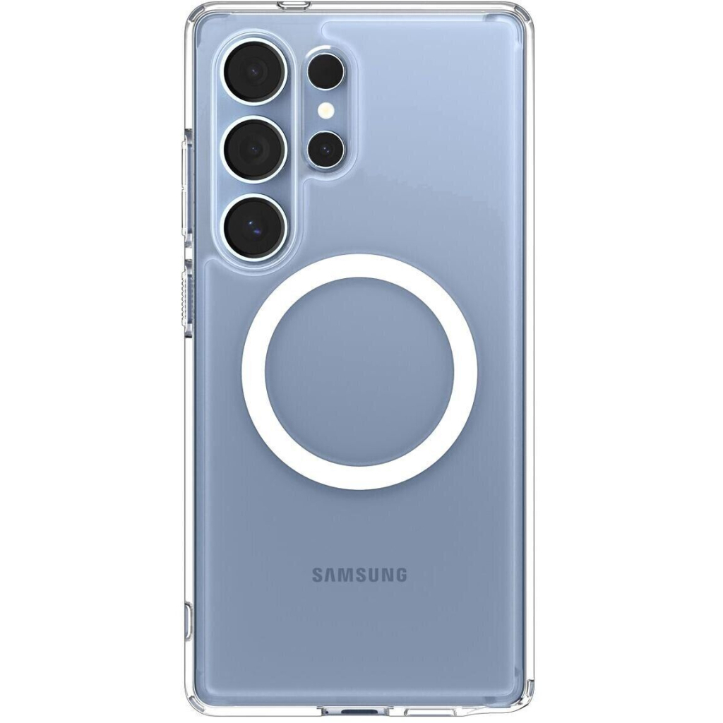 Чохол до мобільного телефона Spigen Samsung Galaxy S25 Ultra, Ultra Hybrid MagFit, Clear White (ACS08956) - изображение 1