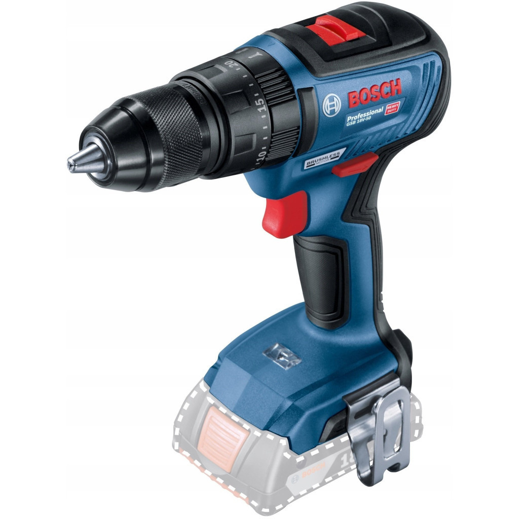 Набір електроіструментів Bosch GBH 180-LI + GSR 18V-50 + GWS 180-LI + 2xGBA 18V 5.0Ah і + GAL 1880 CV (0.615.990.M32) - изображение 2