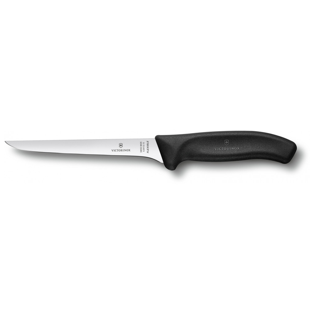 Кухонний ніж Victorinox Swiss Classic Boning Flex 15см Black (6.8413.15G) - зображення 1